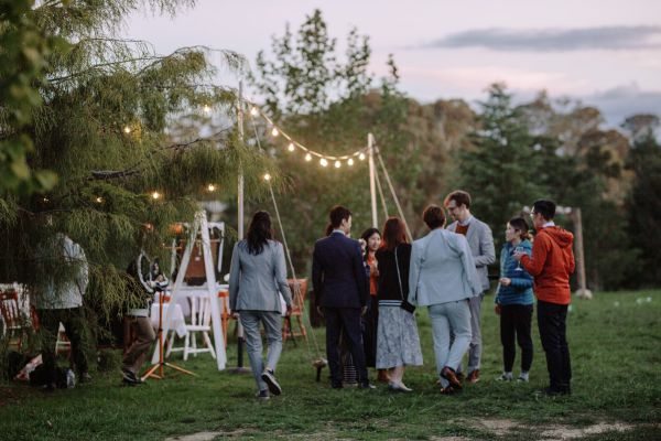 The couple's wedding day in Blue Mountains, frame 074