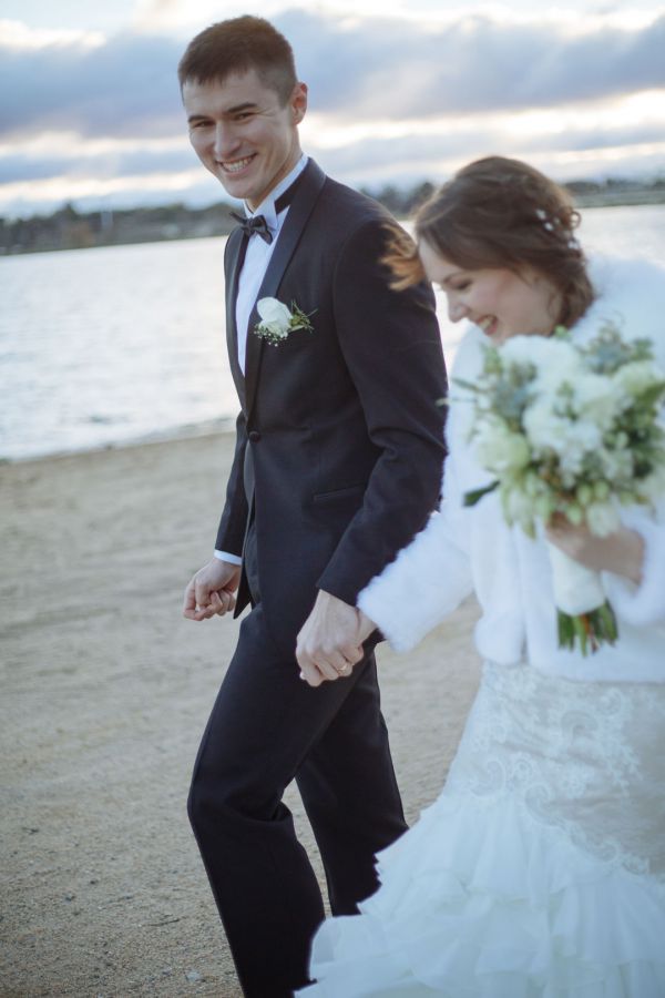 Tatiana and Gennady's wedding day in Barton, frame 100