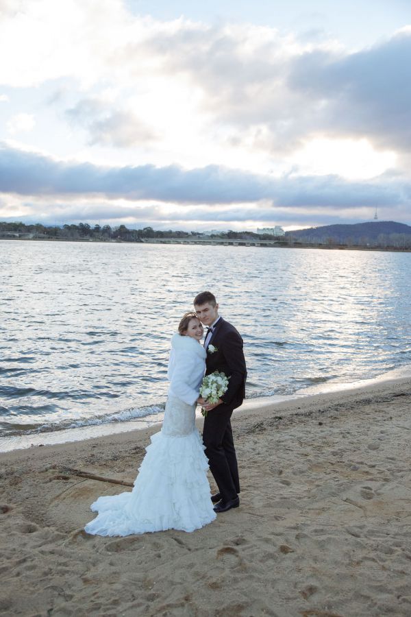Tatiana and Gennady's wedding day in Barton, frame 106