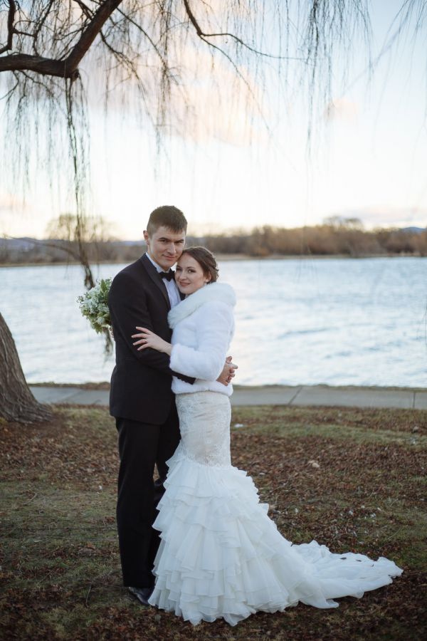 Tatiana and Gennady's wedding day in Barton, frame 118