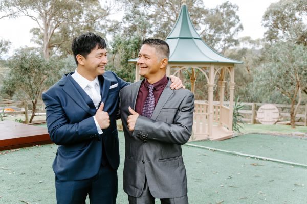 Nikka and Jessy's wedding day in Warrandyte, frame 010