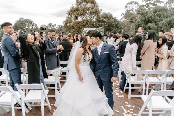 Nikka and Jessy's wedding day in Warrandyte, frame 094