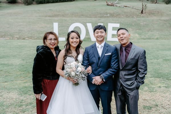 Nikka and Jessy's wedding day in Warrandyte, frame 100