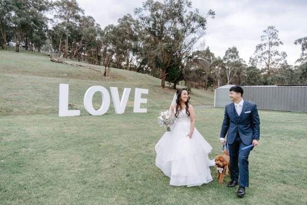Nikka and Jessy's wedding day in Warrandyte, frame 106