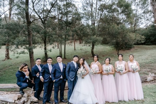 Nikka and Jessy's wedding day in Warrandyte, frame 109