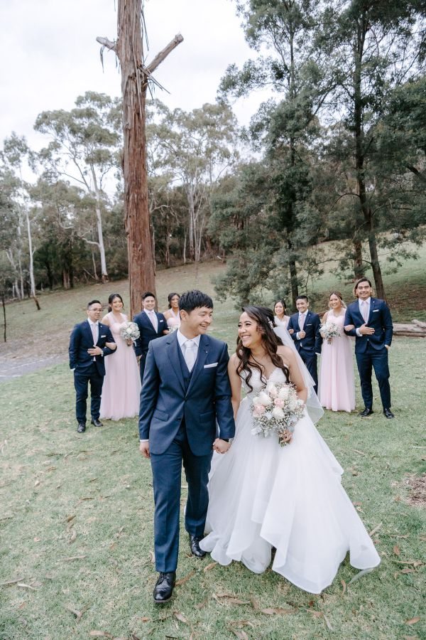 Nikka and Jessy's wedding day in Warrandyte, frame 112