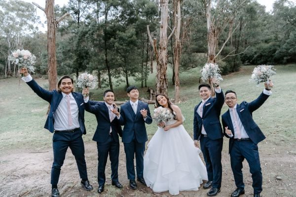 Nikka and Jessy's wedding day in Warrandyte, frame 115