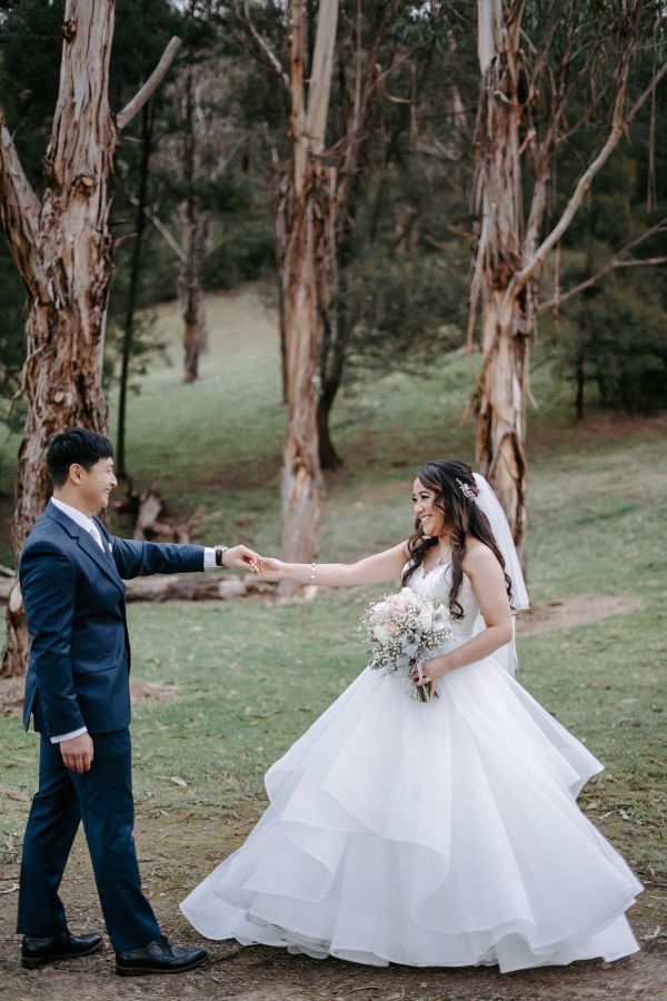 Nikka and Jessy's wedding day in Warrandyte, frame 124