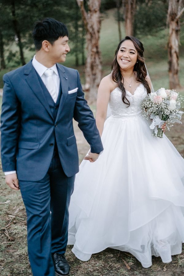 Nikka and Jessy's wedding day in Warrandyte, frame 127