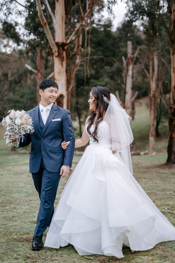Nikka and Jessy's wedding day in Warrandyte, frame 133