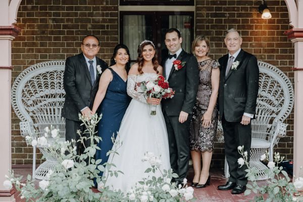 Jessica and David's wedding day in Harrington Park, frame 118