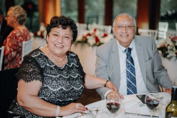 Jessica and David's wedding day in Harrington Park, frame 232