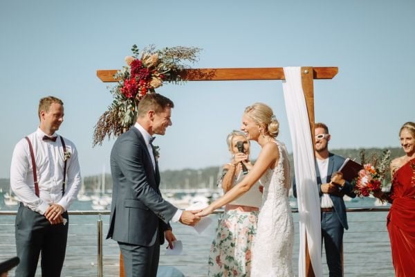Bayview Yacht Racing Association wedding, Emma and Sean, frame 029