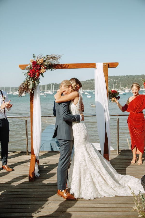 Wedding photograph 030 from Emma and Sean's day at Bayview Yacht Racing Association
