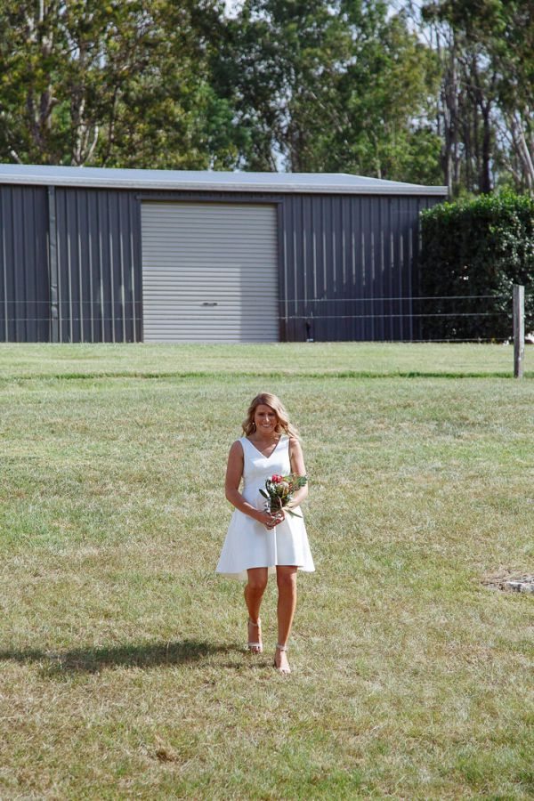 Lynan and Andrew's wedding day in Grafton NSW Country, frame 077