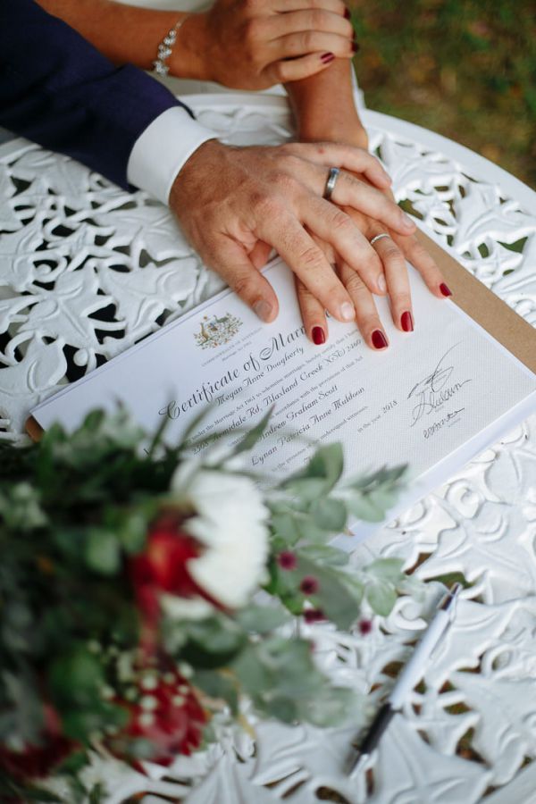 Lynan and Andrew's wedding day in Grafton NSW Country, frame 125