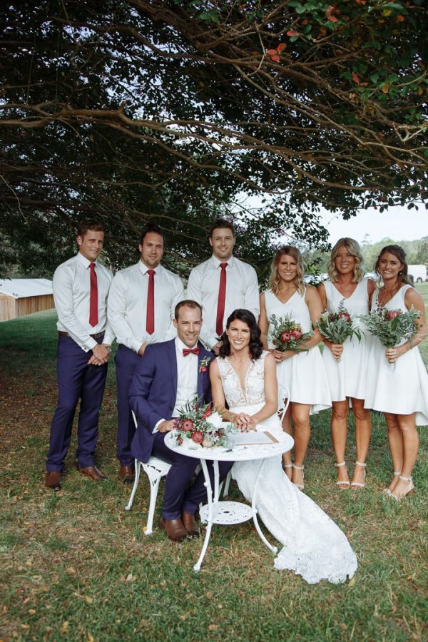 Lynan and Andrew's wedding day in Grafton NSW Country, frame 126