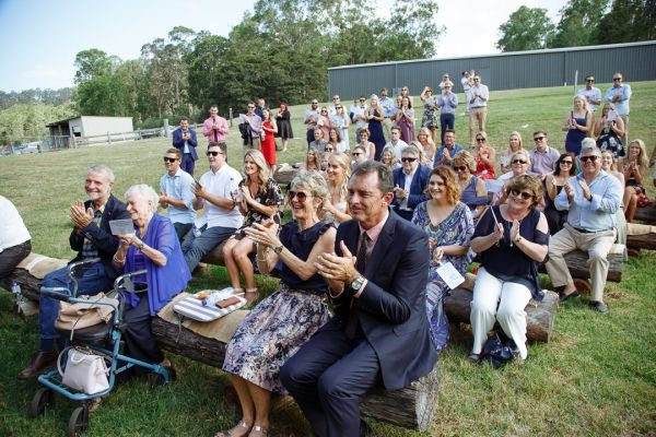 Lynan and Andrew's wedding day in Grafton NSW Country, frame 129