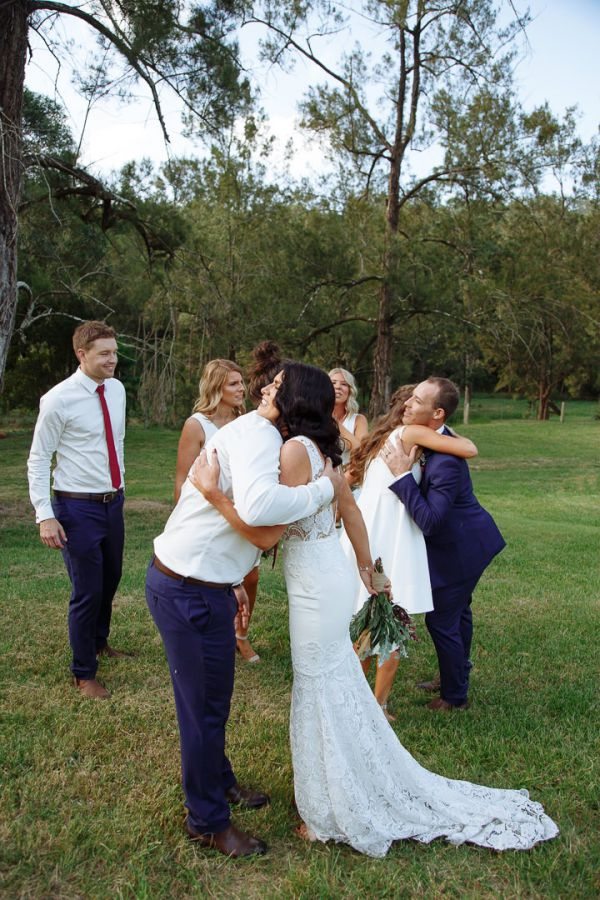 Lynan and Andrew's wedding day in Grafton NSW Country, frame 133