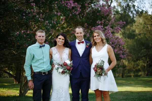 Lynan and Andrew's wedding day in Grafton NSW Country, frame 143