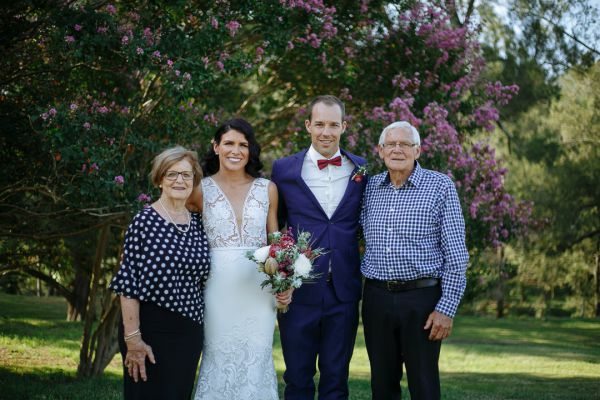Lynan and Andrew's wedding day in Grafton NSW Country, frame 144