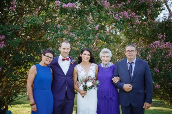 Lynan and Andrew's wedding day in Grafton NSW Country, frame 150
