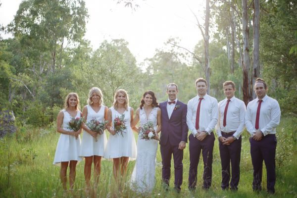 Lynan and Andrew's wedding day in Grafton NSW Country, frame 171