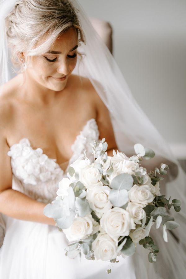 Stephanie and David's wedding day in Cawdor, frame 019