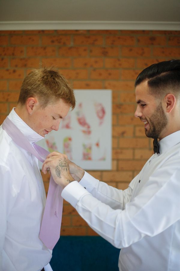 Joanna and Dominic's wedding day in Red Hill, frame 016