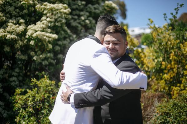 Joanna and Dominic's wedding day in Red Hill, frame 043