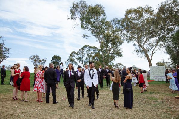 Joanna and Dominic's wedding day in Red Hill, frame 118