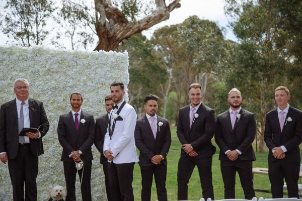 Joanna and Dominic's wedding day in Red Hill, frame 121