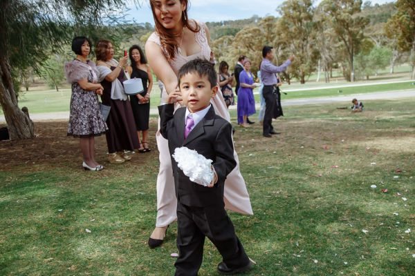 Joanna and Dominic's wedding day in Red Hill, frame 124