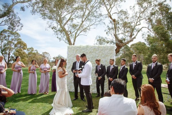 Joanna and Dominic's wedding day in Red Hill, frame 142
