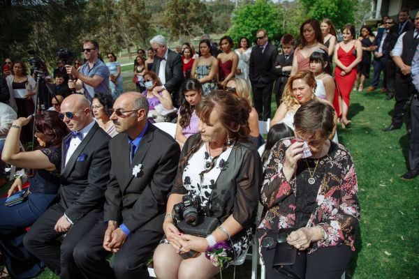 Joanna and Dominic's wedding day in Red Hill, frame 148