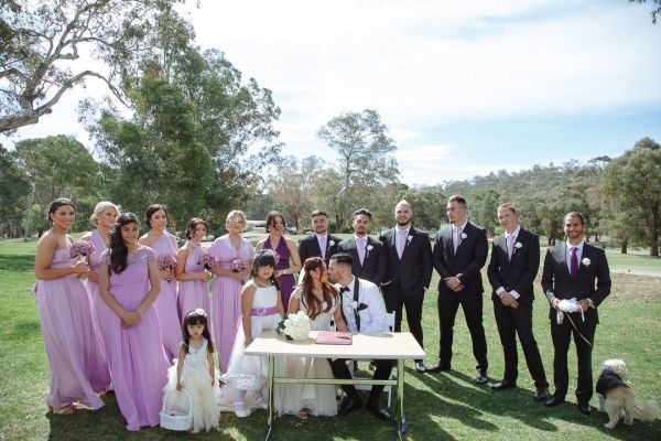 Joanna and Dominic's wedding day in Red Hill, frame 166