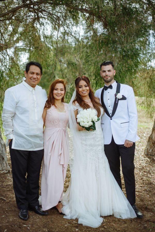 Joanna and Dominic's wedding day in Red Hill, frame 187