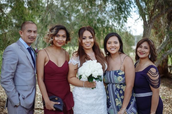 Joanna and Dominic's wedding day in Red Hill, frame 202