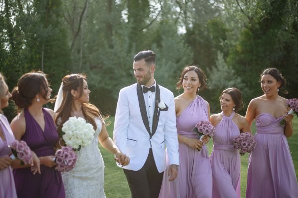 Joanna and Dominic's wedding day in Red Hill, frame 214
