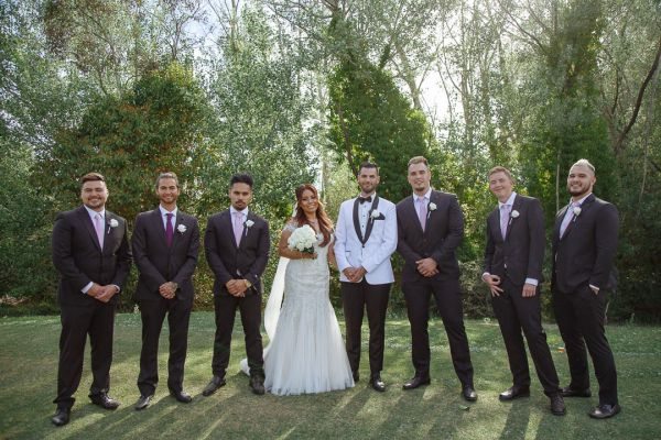 Joanna and Dominic's wedding day in Red Hill, frame 217
