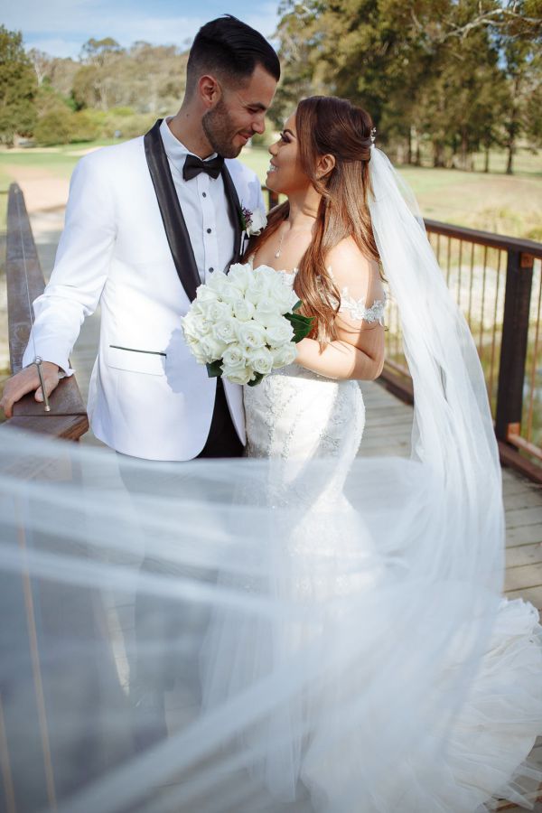 Joanna and Dominic's wedding day in Red Hill, frame 238