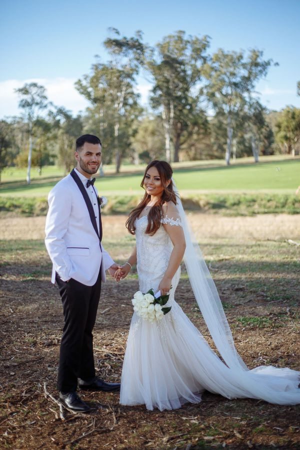 Joanna and Dominic's wedding day in Red Hill, frame 247