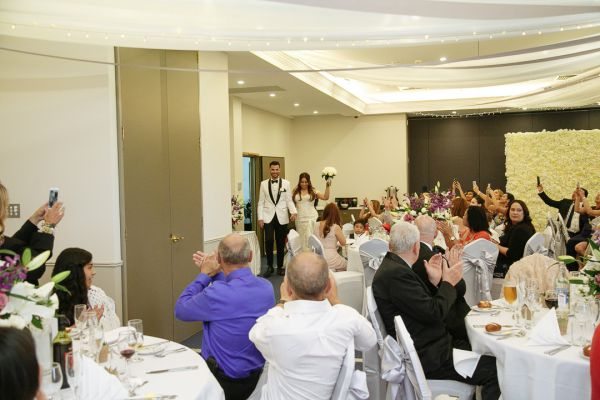 Joanna and Dominic's wedding day in Red Hill, frame 265