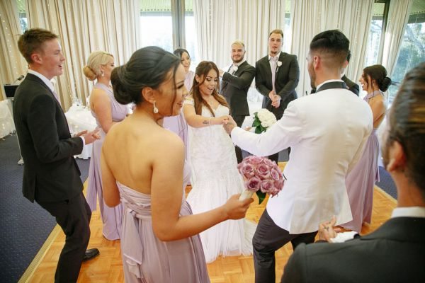 Joanna and Dominic's wedding day in Red Hill, frame 268