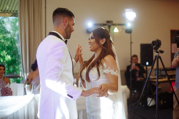 Joanna and Dominic's wedding day in Red Hill, frame 277