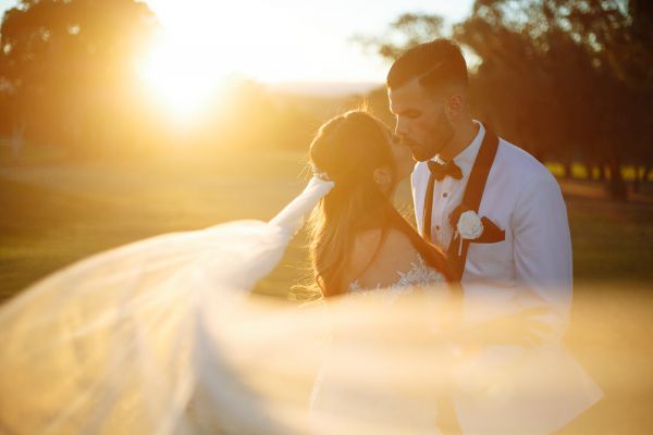 Joanna and Dominic's wedding day in Red Hill, frame 333
