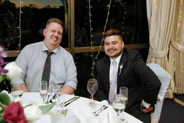 Joanna and Dominic's wedding day in Red Hill, frame 381