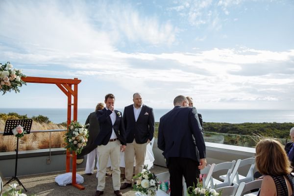 Aasher and Nick's wedding day in Cape Schanck, frame 085