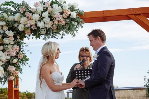 Aasher and Nick's wedding day in Cape Schanck, frame 130