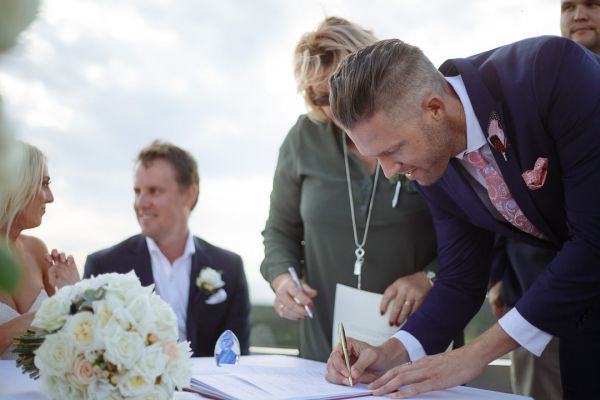Aasher and Nick's wedding day in Cape Schanck, frame 148